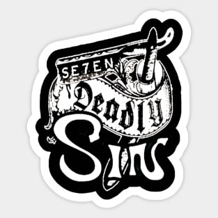 7 Deadly Sins Sticker